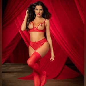 NWT Mapale 8727 The Love Letter Two Piece Set l/xl